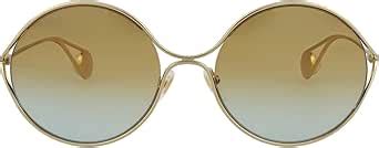 Gucci GG0253S 005 Shiny Endura Gold GG0253S Round 